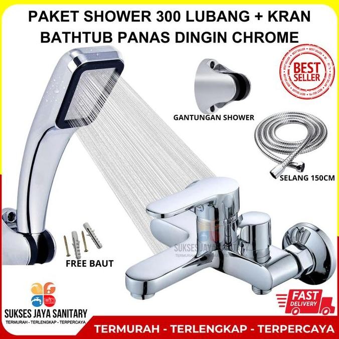 Murah Kran Panas Dingin Kran Shower Kran Bathtub Keran Air Mixer Panas Dingin Shower Set Teknologi T