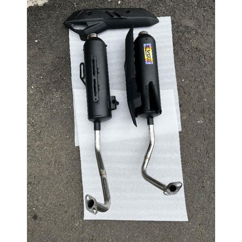 Knalpot Shijiro Merk Original EVOX PROJECT Ngebass adem Vario KZR Vario Karbu Vario 125 Vario 150 Va