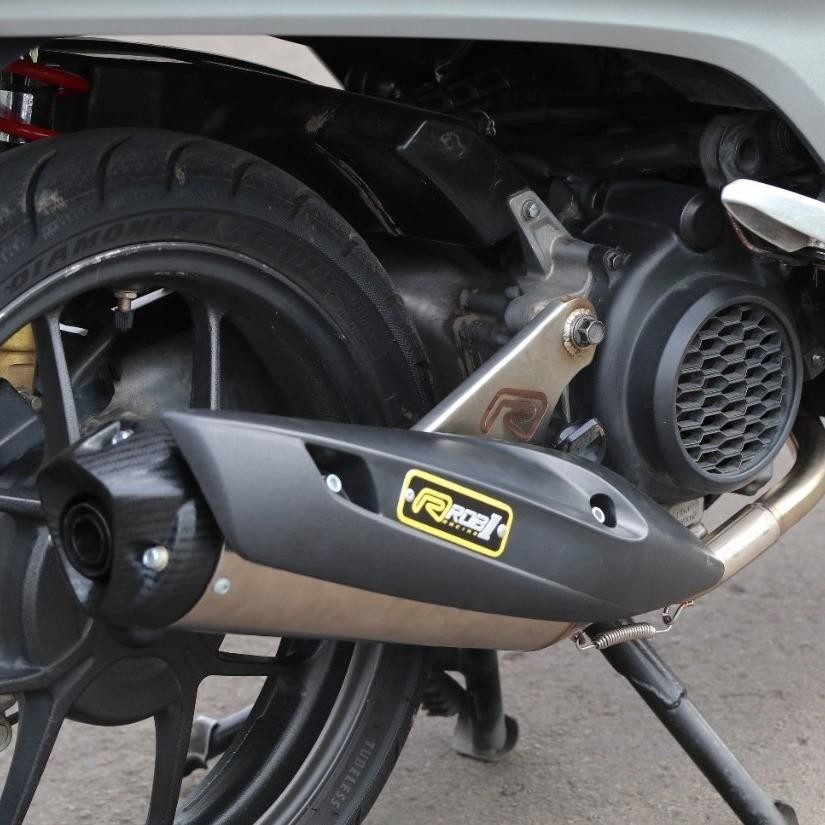 Knalpot ROB1 GENIO, BEAT 2020, SCOOPY 2020 Original