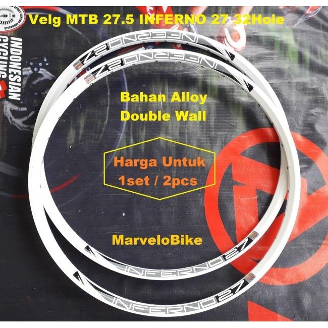 Rim Ve Epeda Mtb 27.5 Inferno 27 Unringle 32Hole Double Wall