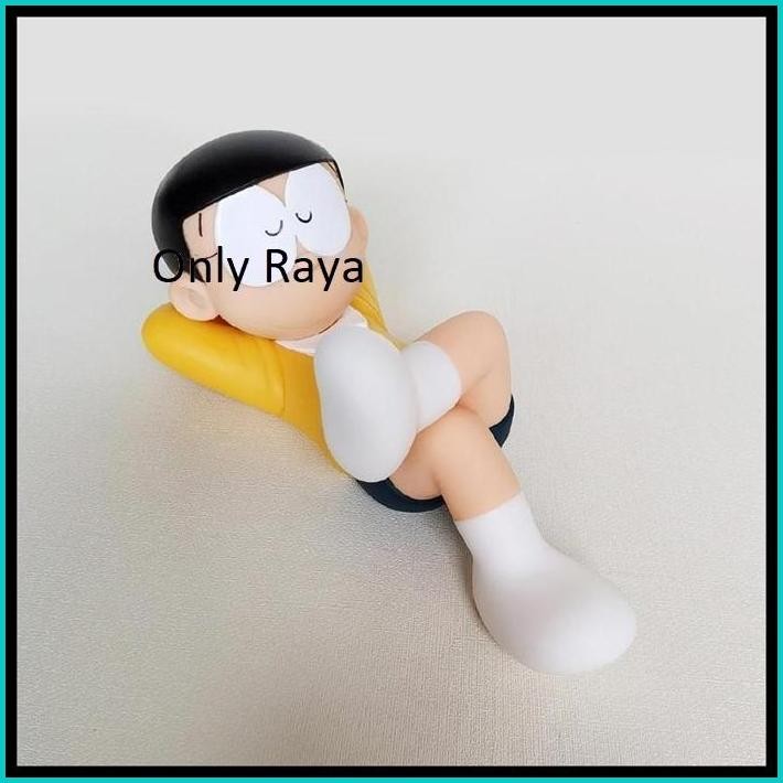 ACTION FIGURE DORAEMON NOBITA STATIC SLEEPING NOBITA FIGURE JAPAN ANIME VERSION DOLL PAJANGAN MOBIL 