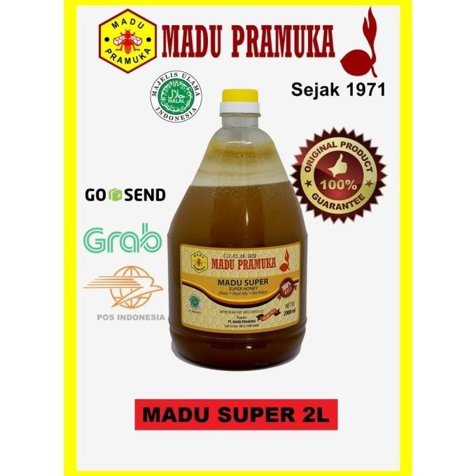 

Madu Asli Super 2 Liter Madu Pramuka Alami Terlaris