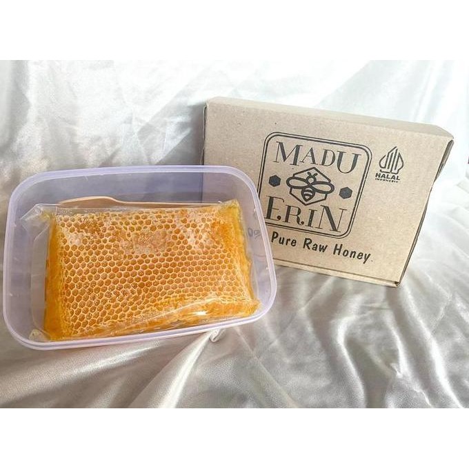 

500Gr Madu Sarang (Free Sendok Kayu + Kardus ) Madu Erin Honey Madu Sarang Best Seller