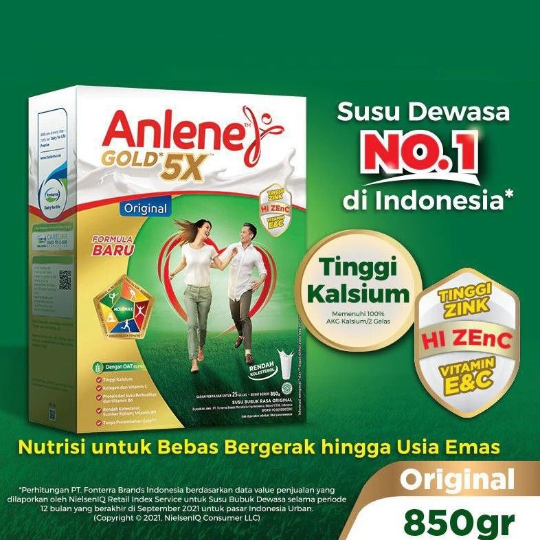 

Spesial/ Anlene Gold 5X 850Gr Susu Bubuk Lanjut Usia - Tinggi Kalsium & Zink Untuk Kesehatan Tulang, Sendi & Otot Serta Mencegah Risiko Terkena Osteoporosis {Terbaru/Terlaris/Tergcor/Kekinian}
