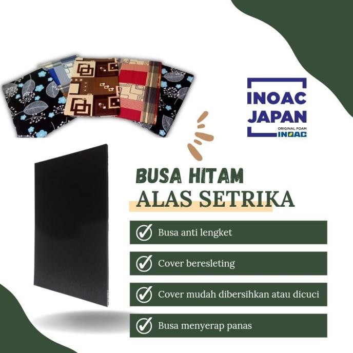 Alas Setrika Busa INOAC Hitam