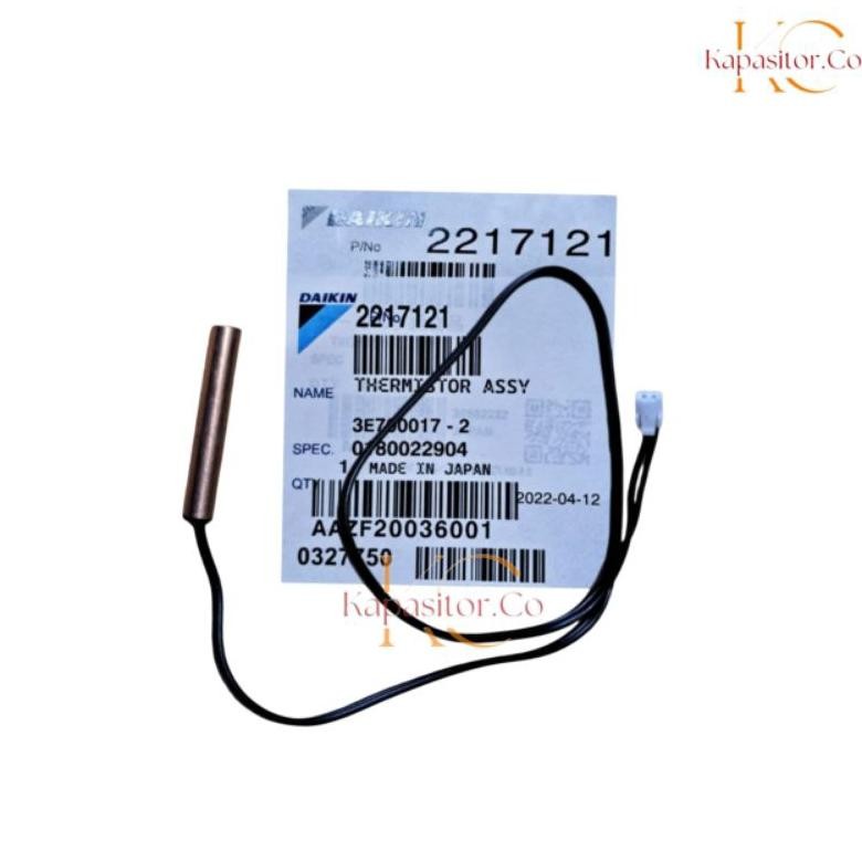Termistor ac daikin thailand 1/2 pk 3/4pk 1pk soket dan sensor kecil 15 kilo ohm ORIGINAL termis ac 