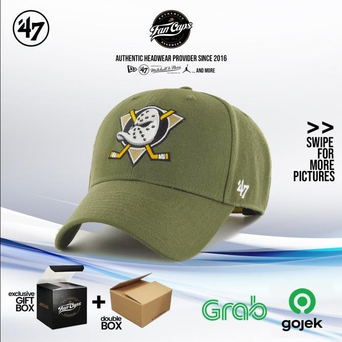 [ORIGINAL] Anaheim Ducks Sandalwood MVP Cap | Topi 47