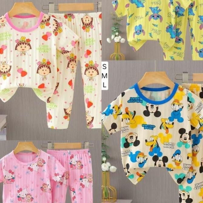 Alur Jijibeier Telan Piyama Baju Tidur Ana Cotton Ice