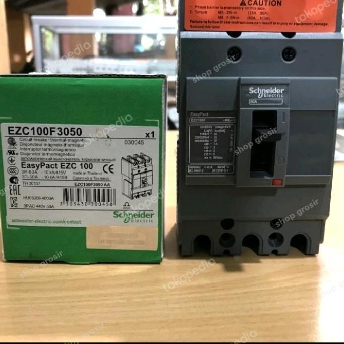 mccb schneider 50a 3p