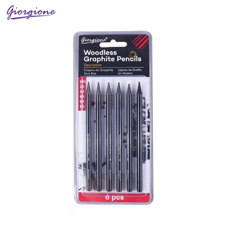 

NEW GIORGIONE PENSIL GRAFIT PENSIL BERKARBONASI GRAPHITE PENCIL CHARCOAL PENCILS G-WM3200 GOOD PRODUK SIAP KIRIM
