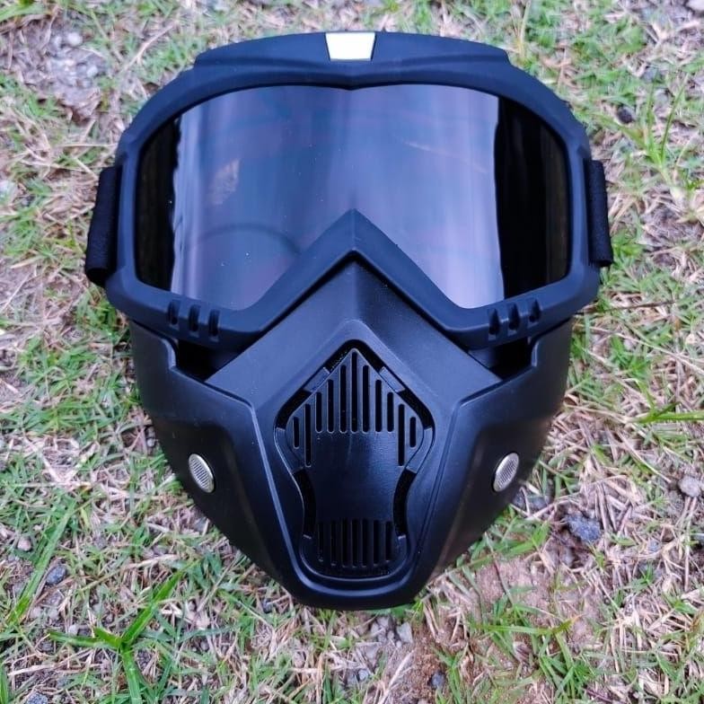 GOGLE MASK TOPENG HELM BOGO RETRO