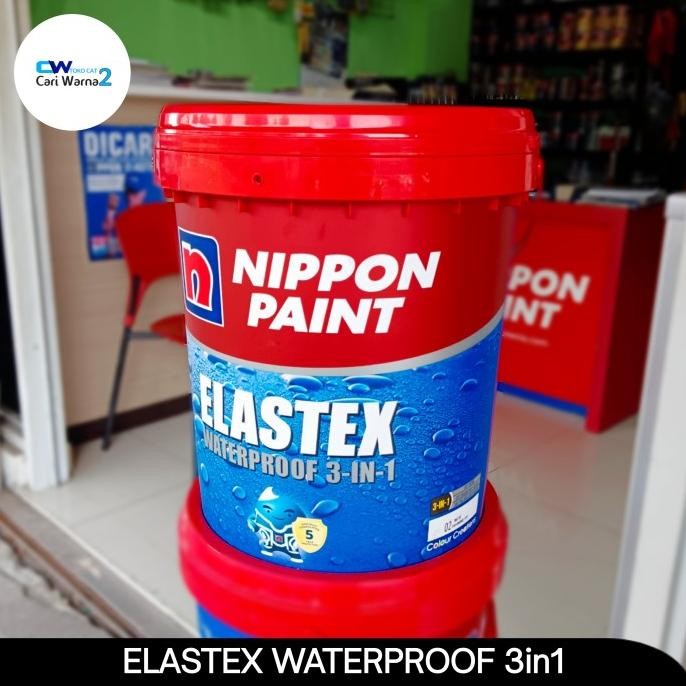 Nippon Paint Elastex Waterproof 3In1 20Kg - Asli