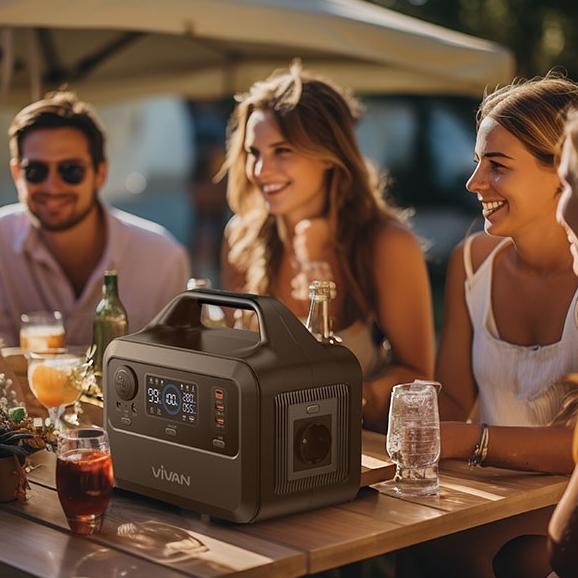 Vivan VPS-P300 Power Station 600W / 220V 96000Mah 300Wh Powerbank Portable Charger Station Power Sup