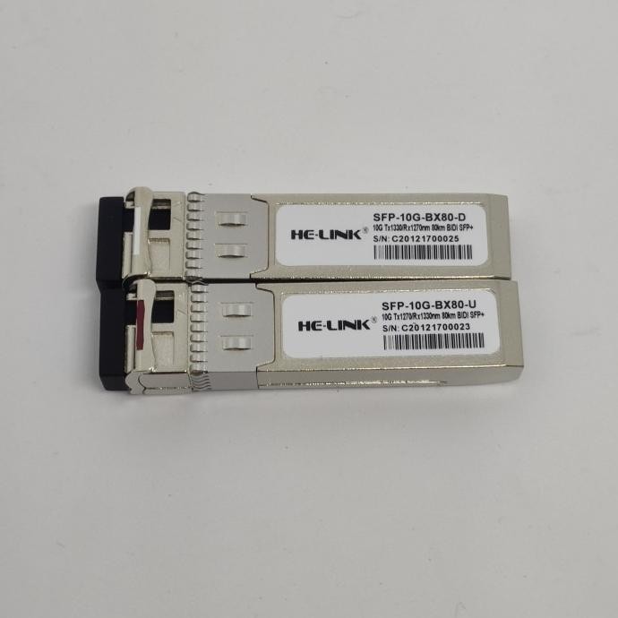 promo HE-LINK SFP+ 10G bidi 80km singlecore LC SFP-10G-BD-SM-80KM 1270 1330