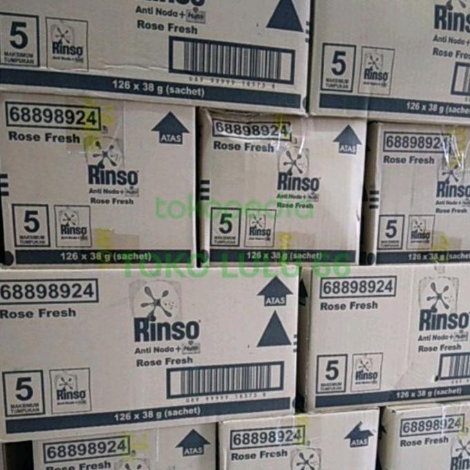 new !!! Rinso Bubuk +molto Sachet 1Dus Isi 126 sachet x 42gr [READY]