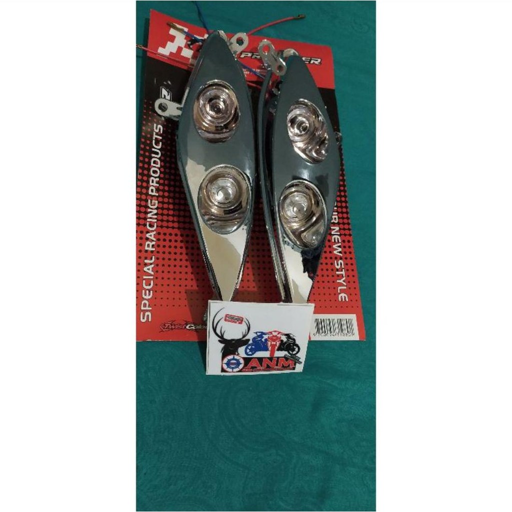 Lampu sen Variasi croom jupiter mx old 2005-2010