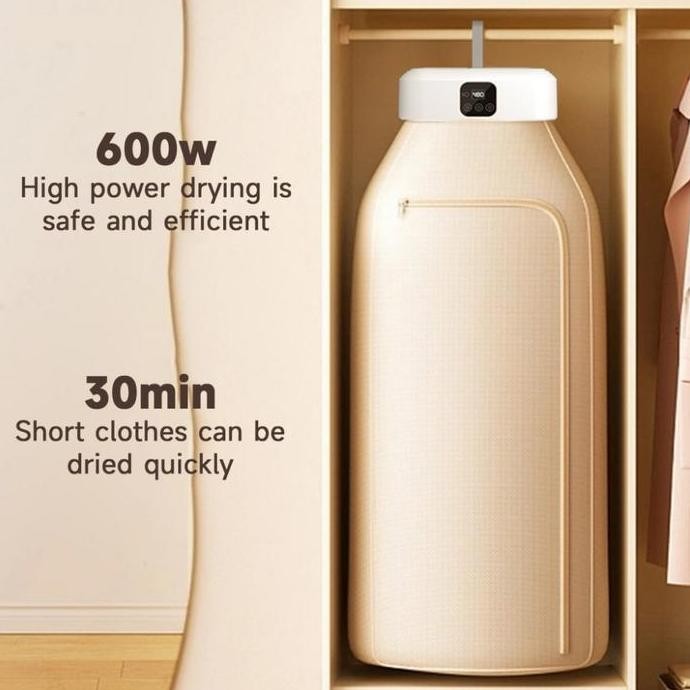 Mesin Pengering Pakaian Portable Smart Clothes Dryer with Remote KPL GYJ-002 - Kapasitas 12 Baju hum