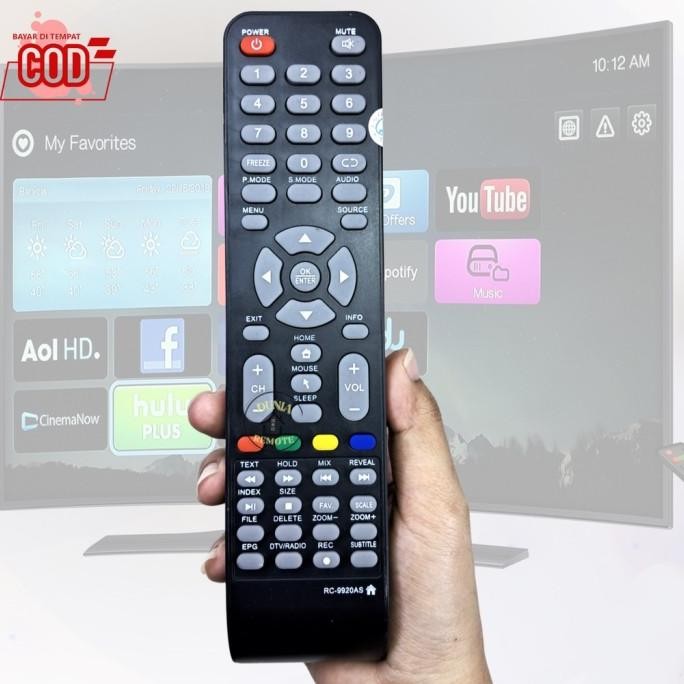 Remote TV AKARI Smart TV Android LCD LED RC-9920AS murah