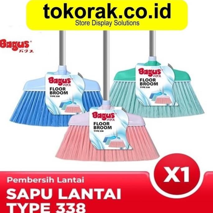BAGUS SAPU LANTAI TYPE 338 - SAPU NYLON - SAPU BULU HALUS & KUAT