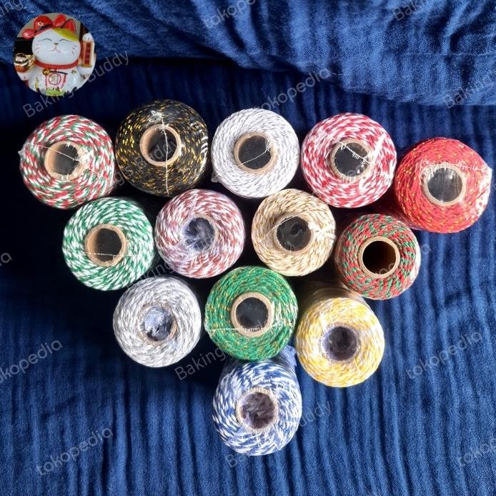 

ready !!! tali kado bakers twine / Tali rami warna tali hangtag tali hamper