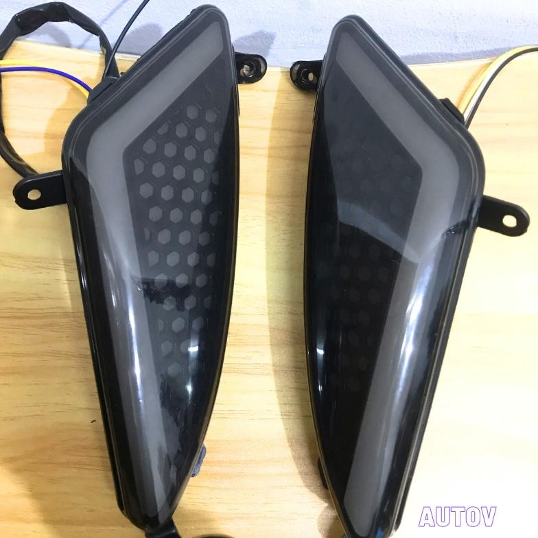 Lampu sen Mio mx multi colour mata gaban Led alis setkirikanan