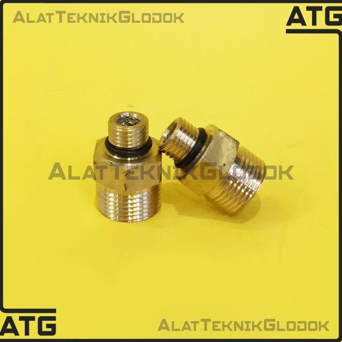 Nozzle nepel sambungan stik gun steam ke tabung snow soap Lakoni