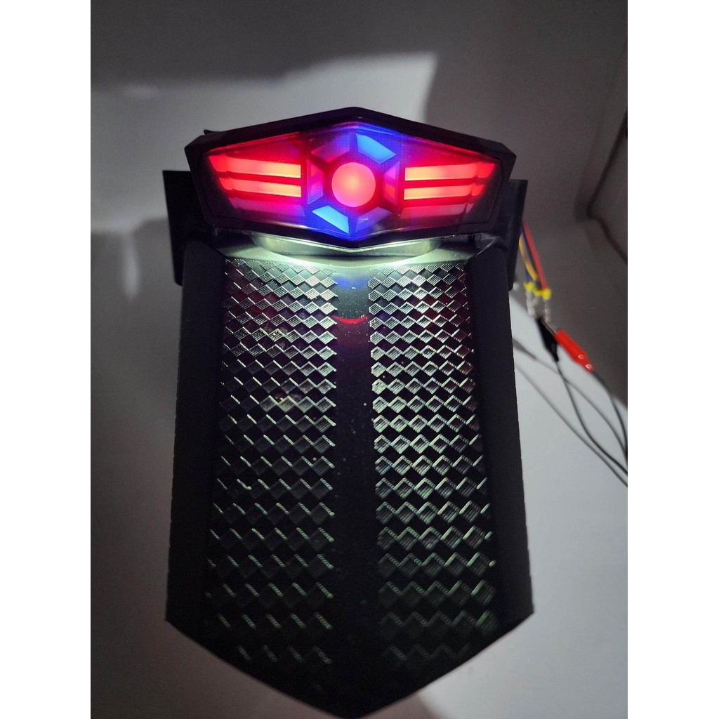 Buntut Spakbor CRF 150 LED Running + lampu sein sen