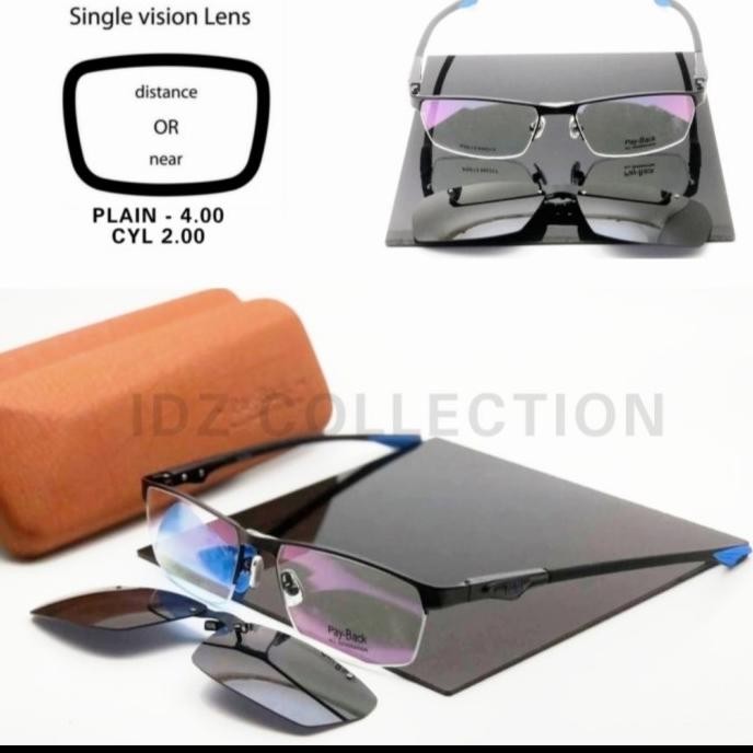 Frame Kacamata Payback Clip On 5513 Kacamata Original Fashion Milenial