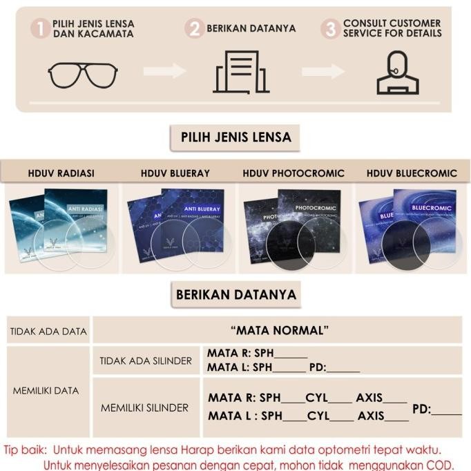 Frame Kacamata Simple Keren Bisa Minus Fashion Pria Kotak TR90 7055