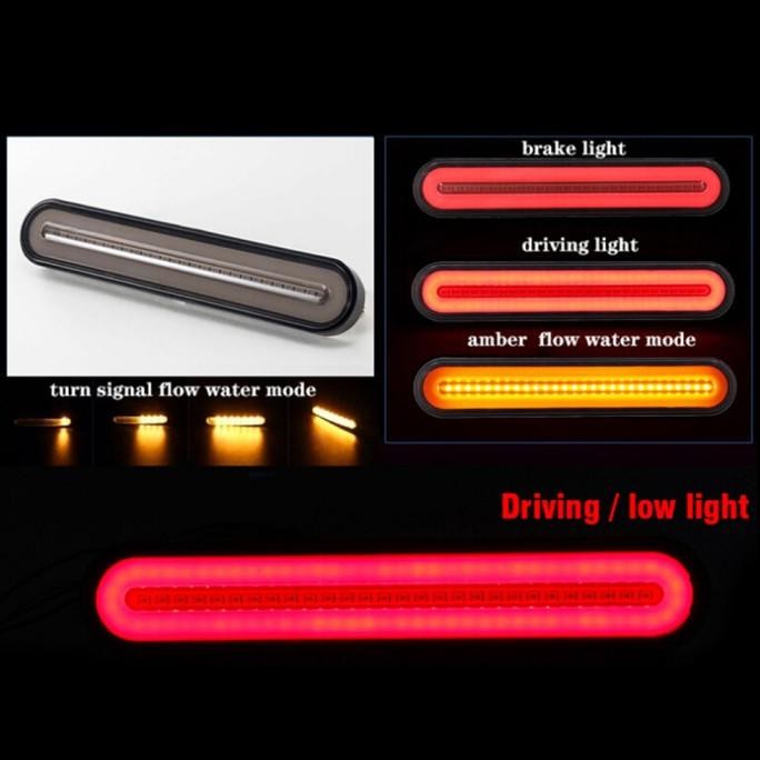 LAMPU STOP STOP LAMP VARIASI PANJANG TRAILER TRUK 12V 24V RUNNING SEIN