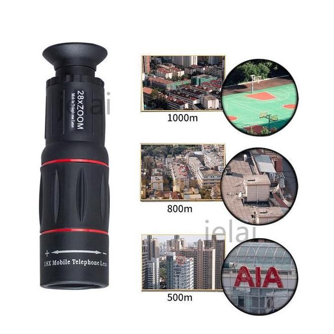 APEXEL 28X Lensa lensa apexel 18x25 Tele Zomm HP Lens Kamera TeleZoom Apexel 18x25 Universal 18X Han