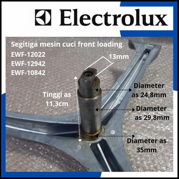 Segitiga Mesin Cuci Fl Electrolux Ewf1273|Ewf14113|Ewf14023|Ewf12022