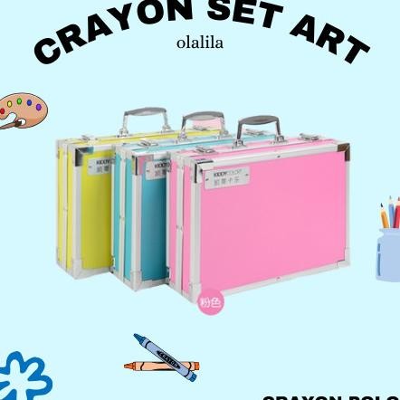 

Crayon Art Et 145Pc Oper Et Crayon Mewarnai Alat Tuli Ana