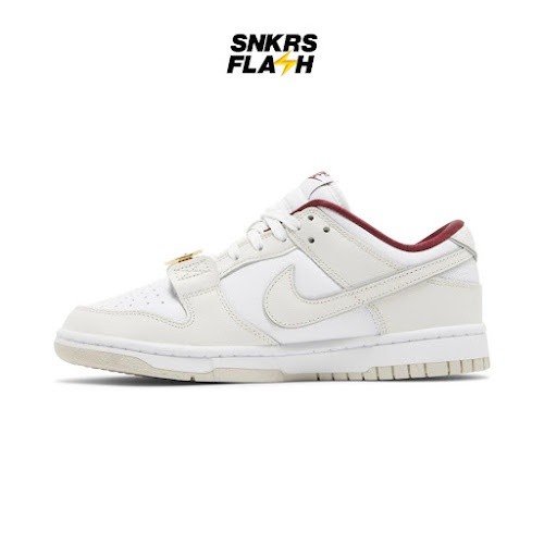 NIKE Dunk Low Se Just Do It White Phantom Sepatu Sneakers Wanita - DV1160100 - Size 36.5
