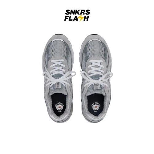 NEW BALANCE 990 V4 Made In Usa Grey Sepatu Sneakers Unisex - U990GR4 - Size 37