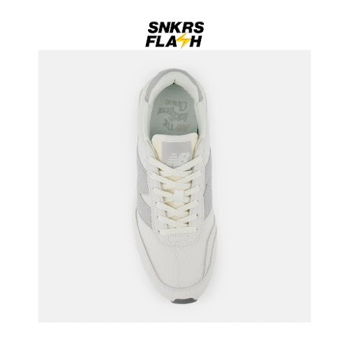 NEW BALANCE 370 White Grey Sepatu Sneakers Unisex - U370AA - Size 46.5
