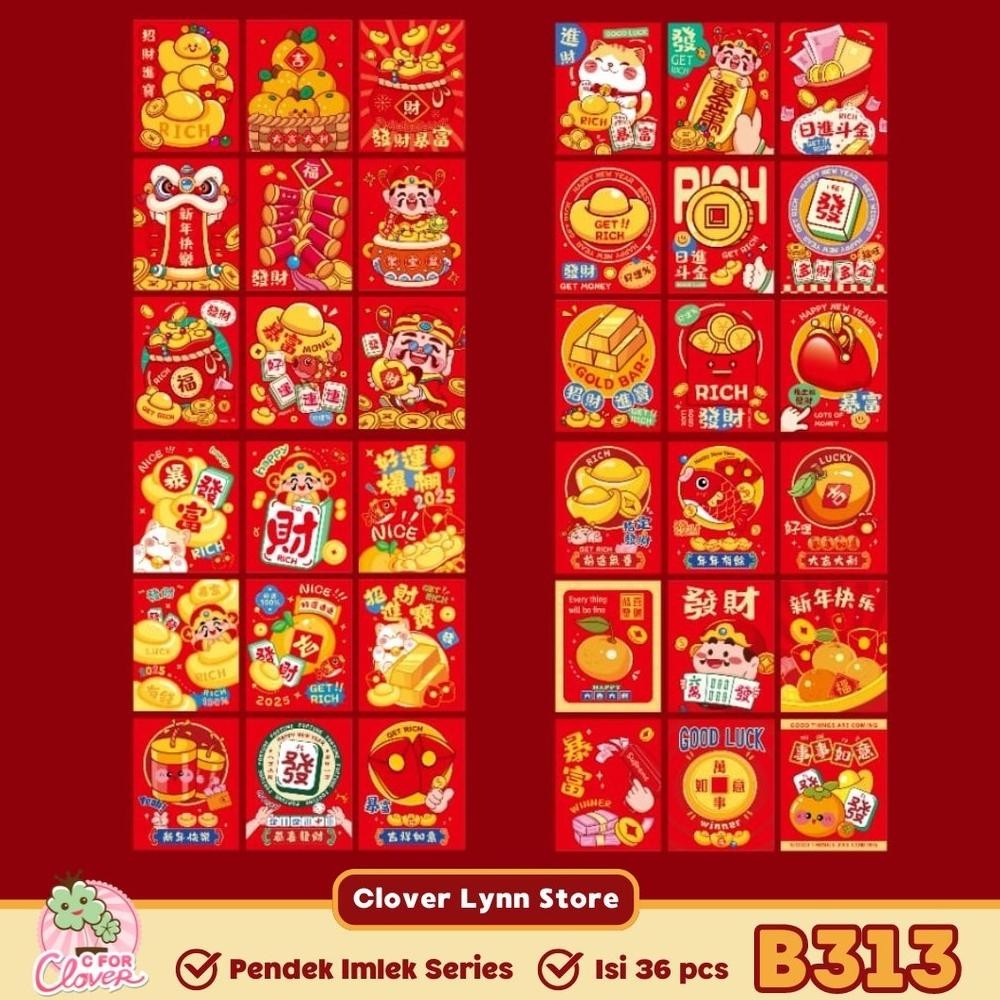 

Angpao Pack Isi 36 Pcs Imlek Tahun Ular 2025 Hongpao Amplop Chinese New Year