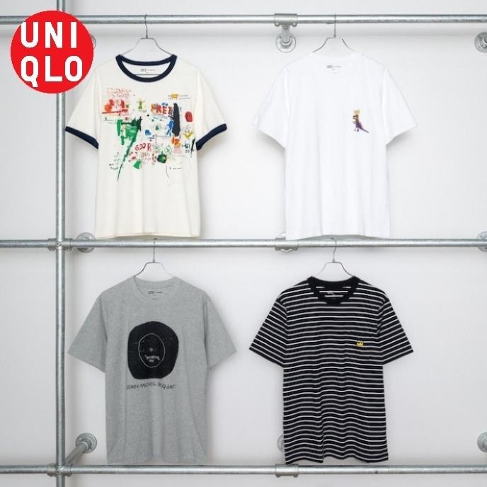 Kaos Tshirt UT Archive Lengan pendek BASQUIAT UNISEX UNIQLO ORIGINAL