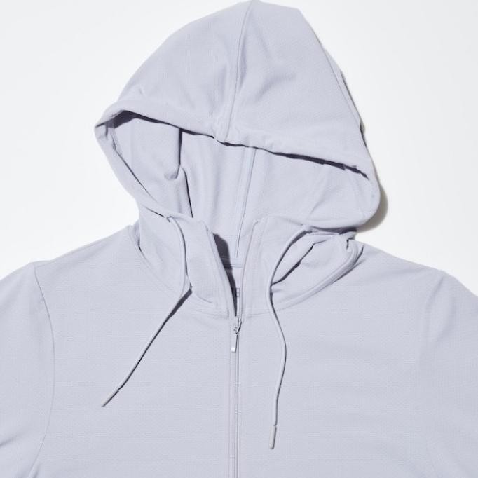 Jaket Hoodie Airism Mesh Uv Protection UNIQLO ORIGINAL
