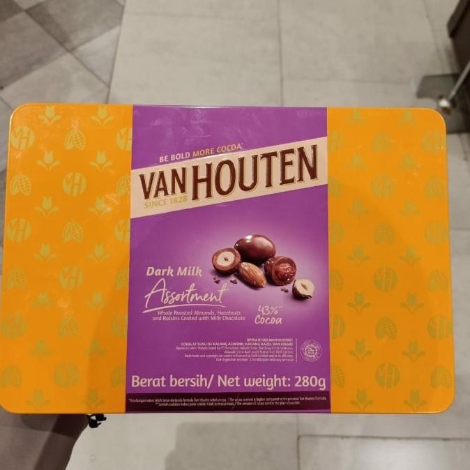 

Promo Van Houten Dark Milk Chocolate 280Gr Kemasan Kaleng