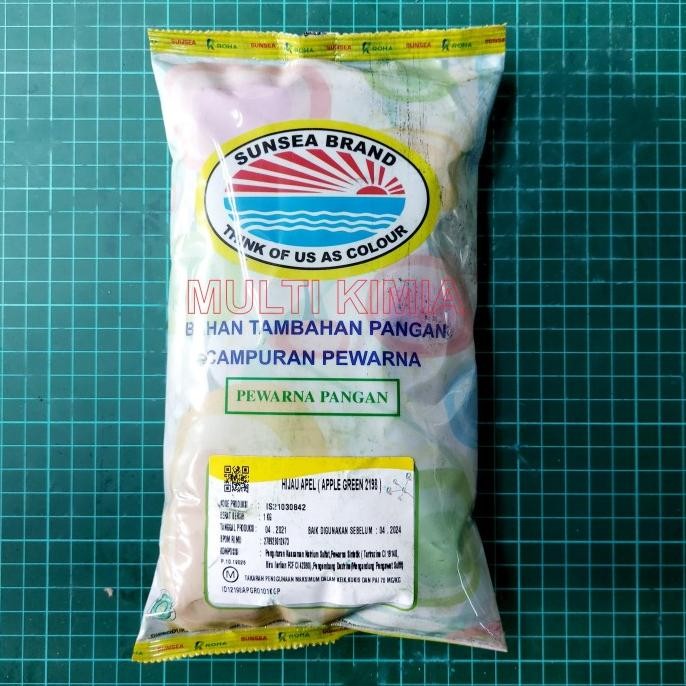 

Sale Pewarna Makanan-Minuman Apple Green 2198 Food Grade Merk Lautan Luas