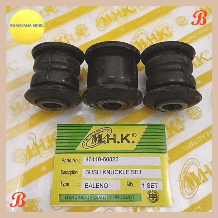 [RNM] Bushing Knuckle Set : 3pcs Suzuki Baleno SY416, Amenity, Esteem