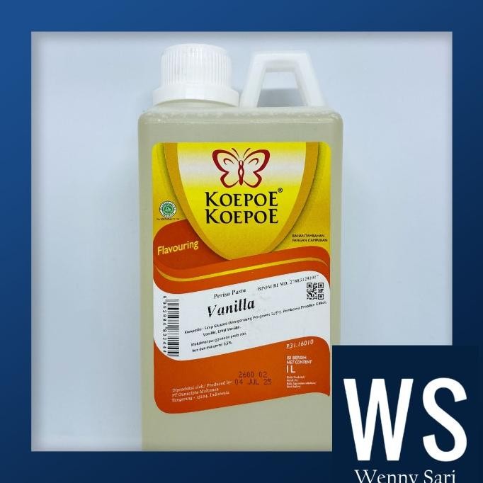 

Murah Pasta Vanilla Kupu - Kupu 1 L