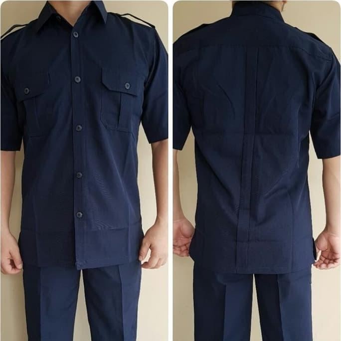 Baju Seragam khaki PDH PNS/Pemda/Guru/Pria/Laki dongker AS99