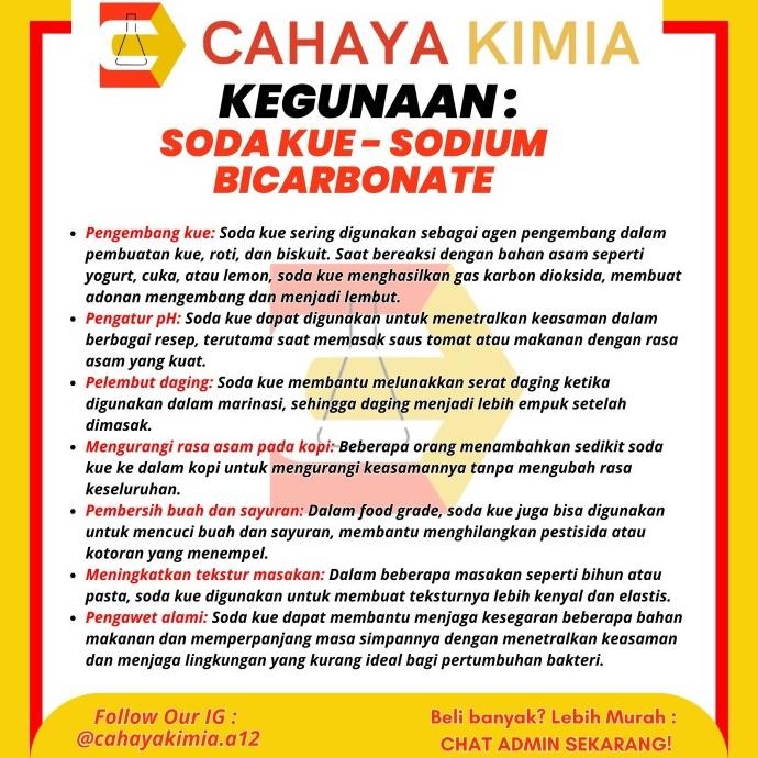 

Murah Soda Kue (Sodium Bicarbonate) (Baking Soda) Ex.Rrc-Malan 1 Zak (25 Kg)