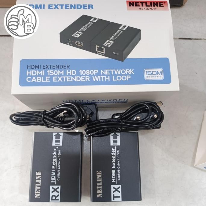 TERMURAH - Netline HDMI Extender 150M