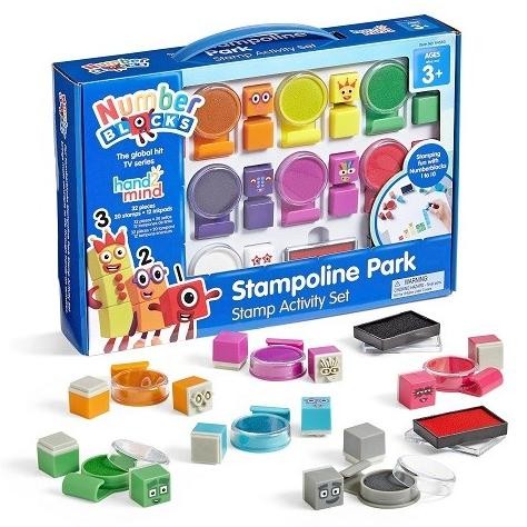 

Hand2Mind Numberblocks Stampoline Park Activity Set Co