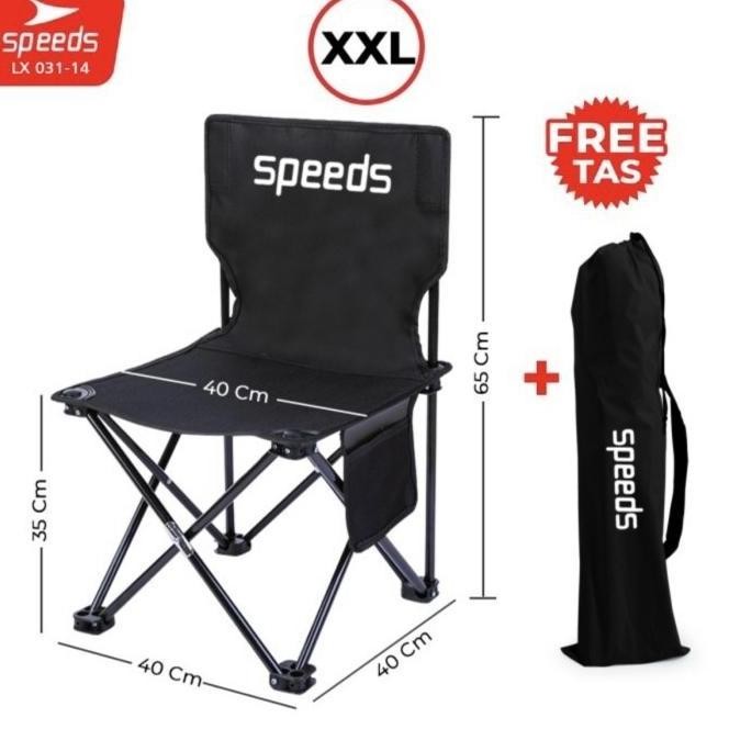 Kursi Lipat Outdoor Portable Kursi camping Bangku Gunung Speed (XL)