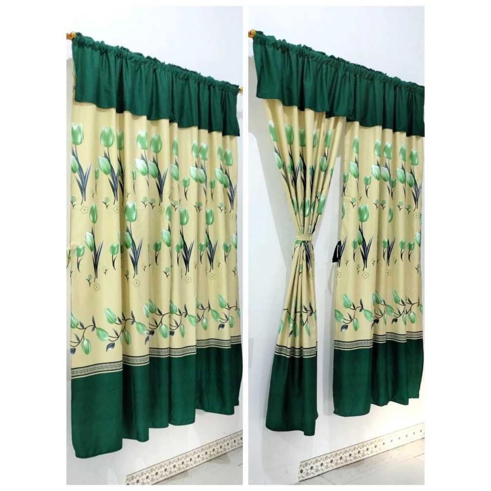 gd-324 2er-54 GORDEN PONI SERUT PINTU JENDELA KAMARRUANG MOTIF BUNGA TULIP Sale Premium