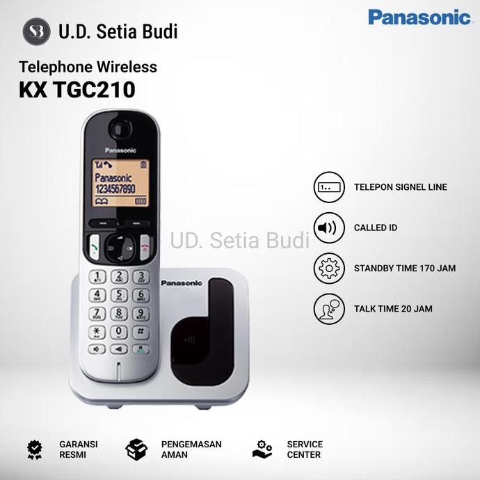 TERMURAH - Cordless Telephone / Telephone Wireless Panasonic KX-TGC210